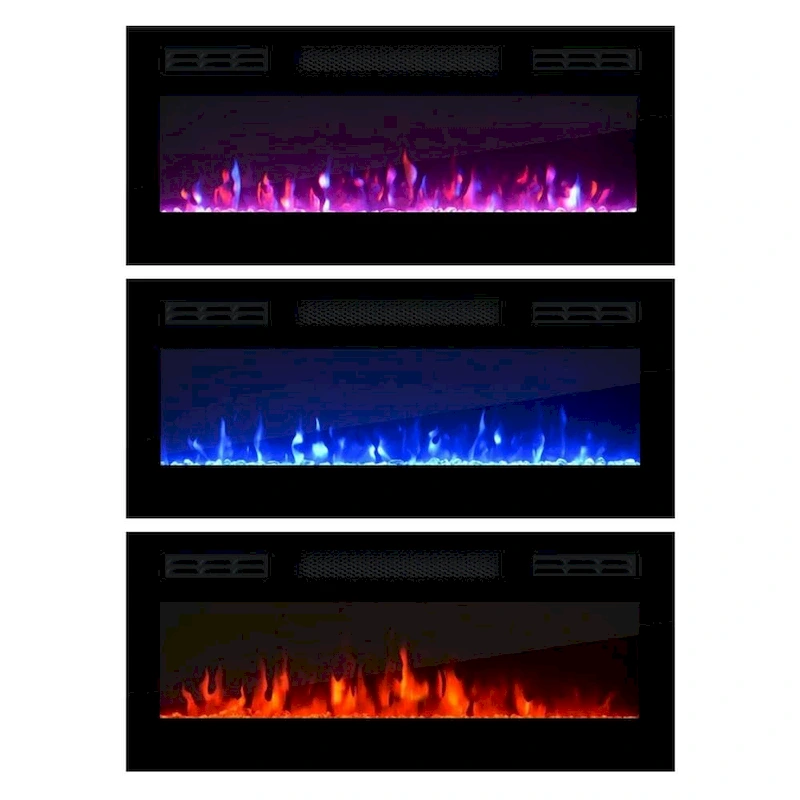 Reno 05 Electric Fireplace Modern 63  TV Stand