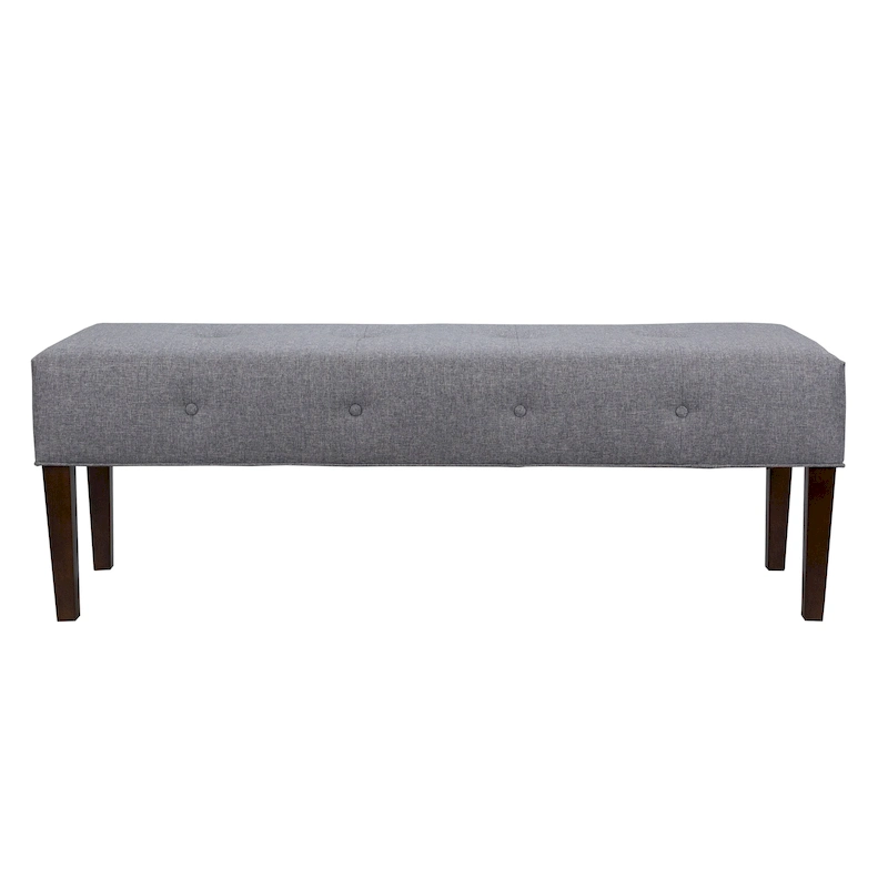 Lauren Transtional Tufted Upholstered Indoor Living Room Bench