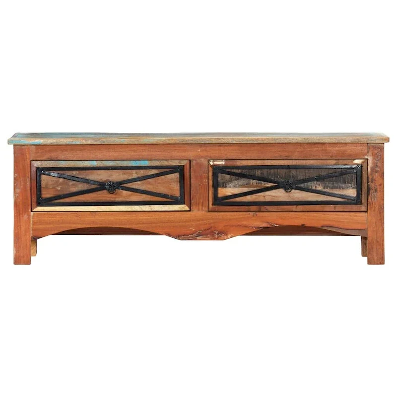 Reclaimed Wood TV Stand 47.2 x 11.8 x 15.7