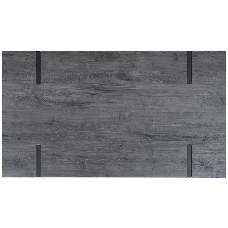 SAFAVIEH Asal Mid-Century Industrial Rustic Dining Room Table - 59.1 W x 35.4 L x 29.5 H - 59Wx35Dx30H