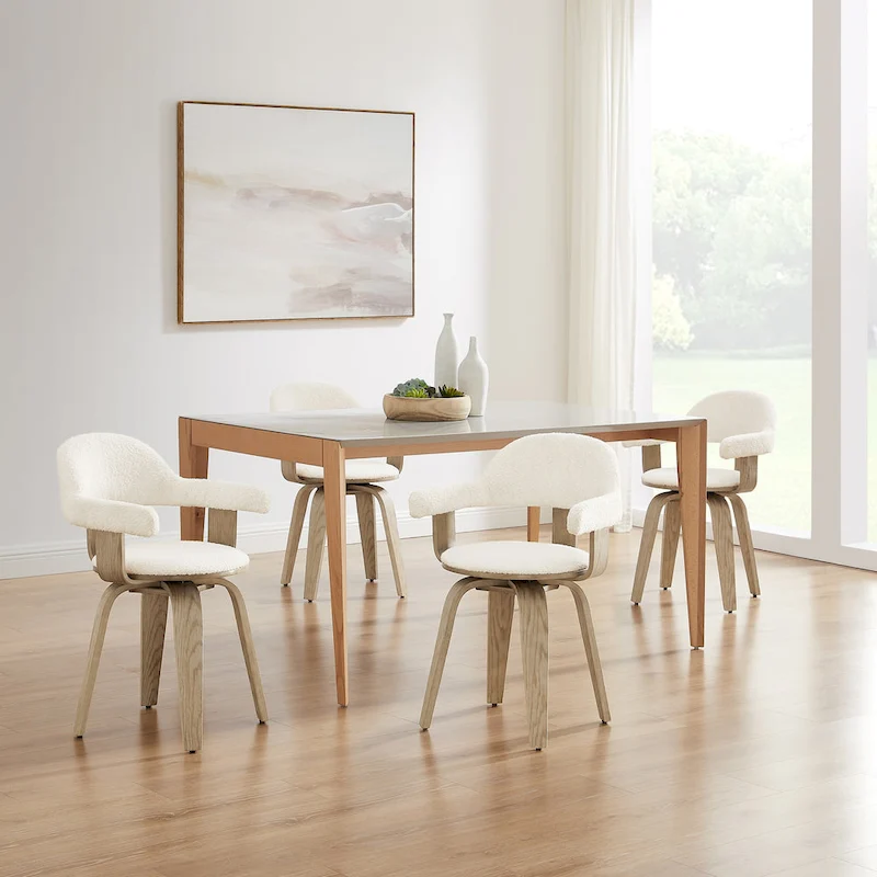 Art Leon Mid-century Modern Swivel Accent Chair