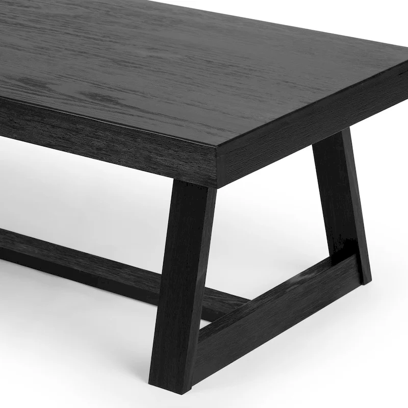 Plank and Beam Classic Rectangular Trestle Leg Coffee Table - 48