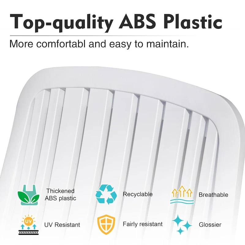 Outdoor Chaise Lounge, Pool Lounge Chair Plastic Adjustable Recliner In-Pool Lounger Tanning Lounge Chair