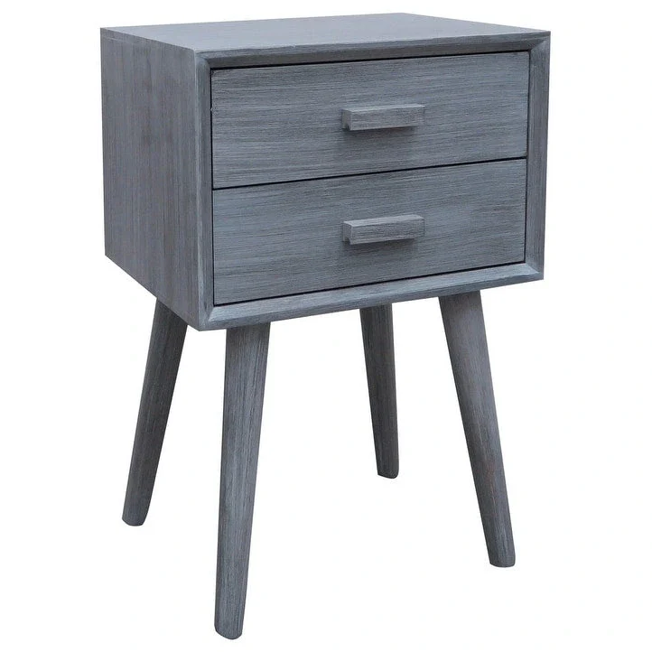 Two Drawer Side Table