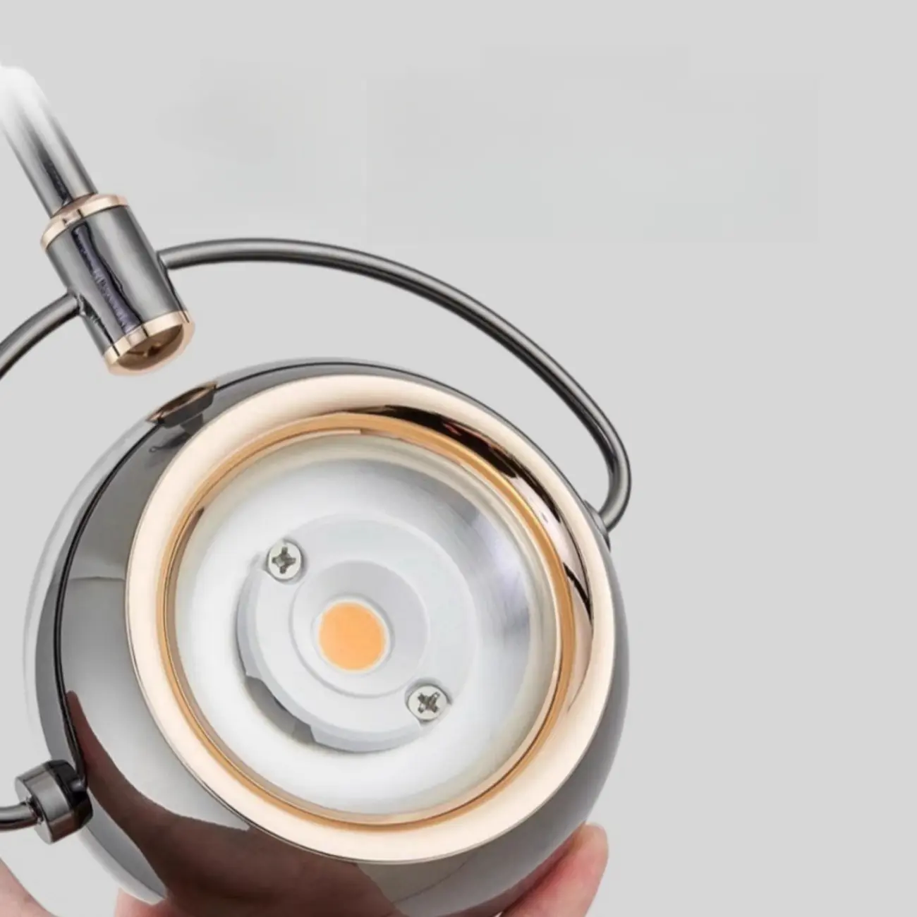 Modern Globe Metal Dimming Bedroom LED Pendant Light