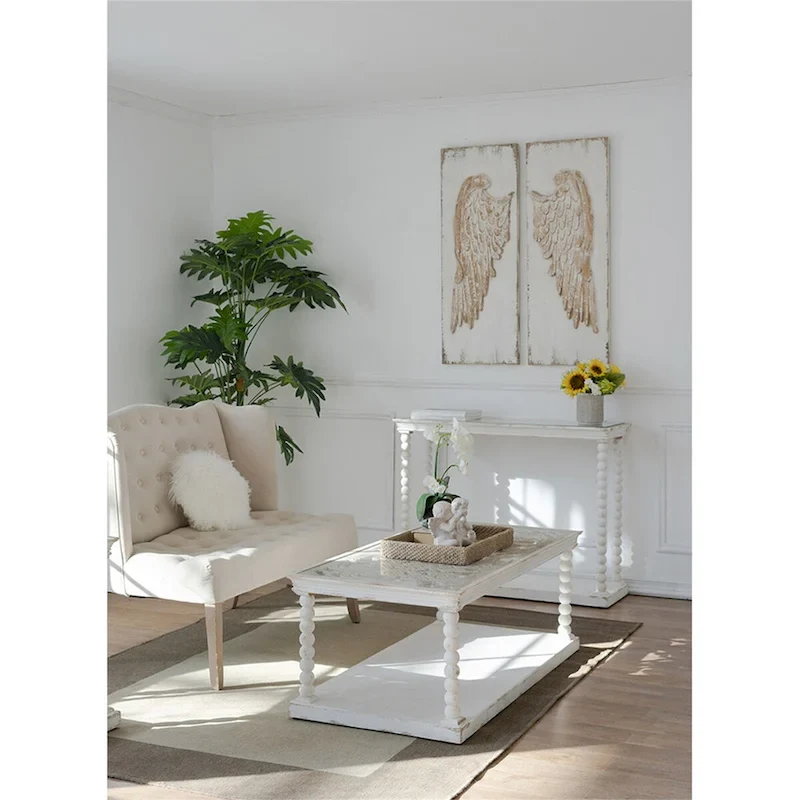 Set of 2 Feather Wing Wall Panels