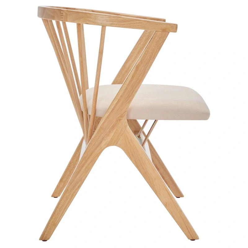 SAFAVIEH Carlota Spindle Dining Chair (Set of 2) - 23 W x 23 D x 30 H - 22Wx22Dx30H