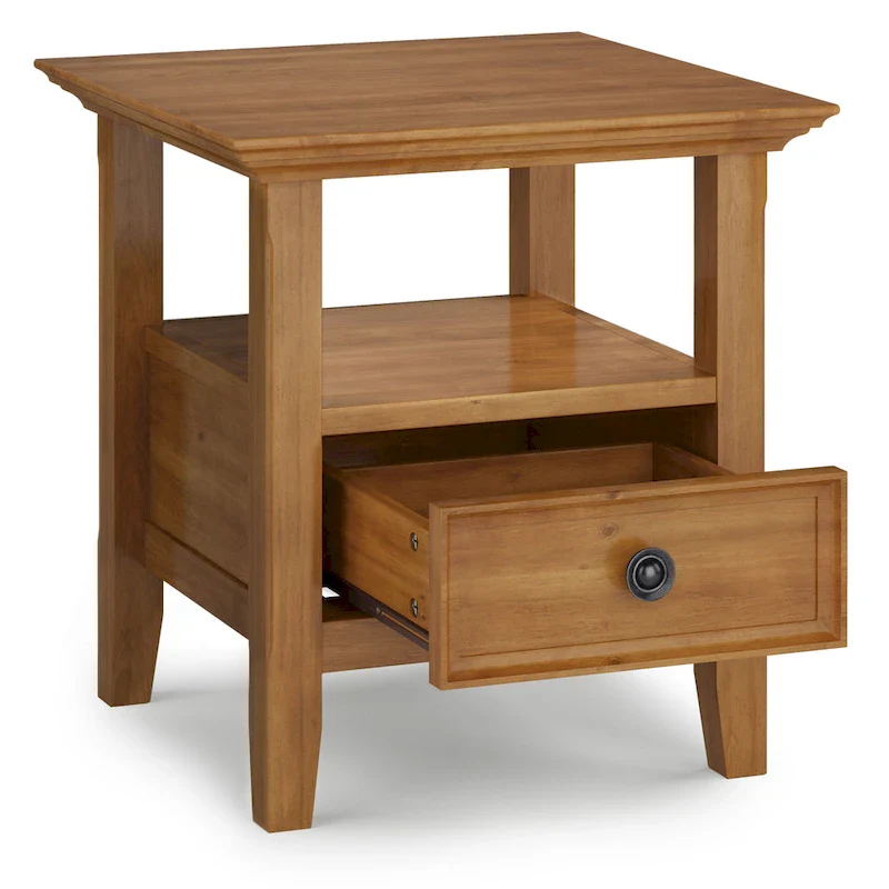 WYNDENHALL Halifax Solid Wood 19-inch Square End Table - 19 inch wide