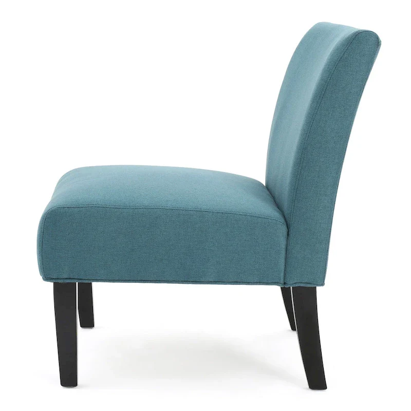 Fabric Slipper Accent Chair - Single Seat