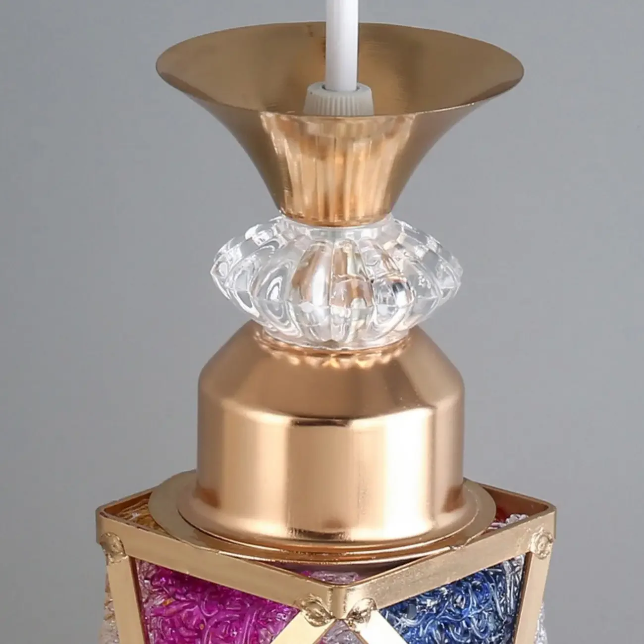 3 Lights Tapered Shape Plastic Modern Adjustable Height Light