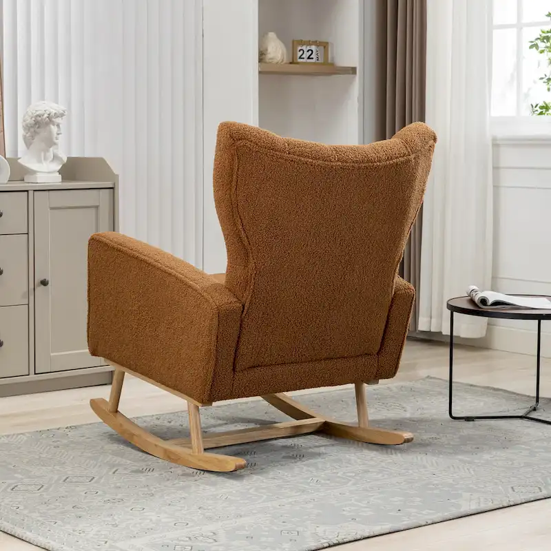 Tufted Rocking Chair Single Sofa Accent Rocker