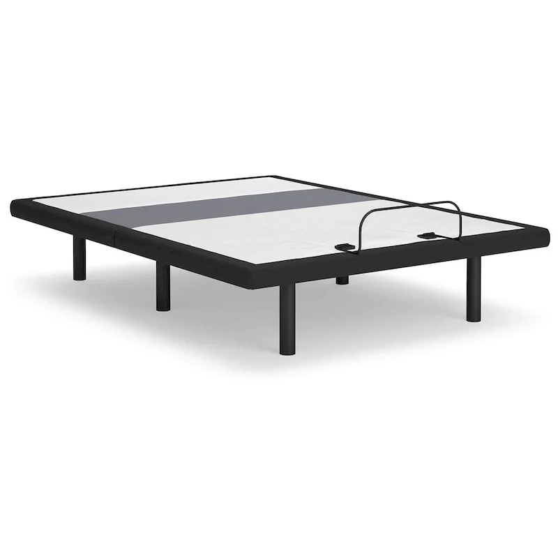 Signature Design by Ashley Best Base with Lumbar and Audio Black Adjustable Base