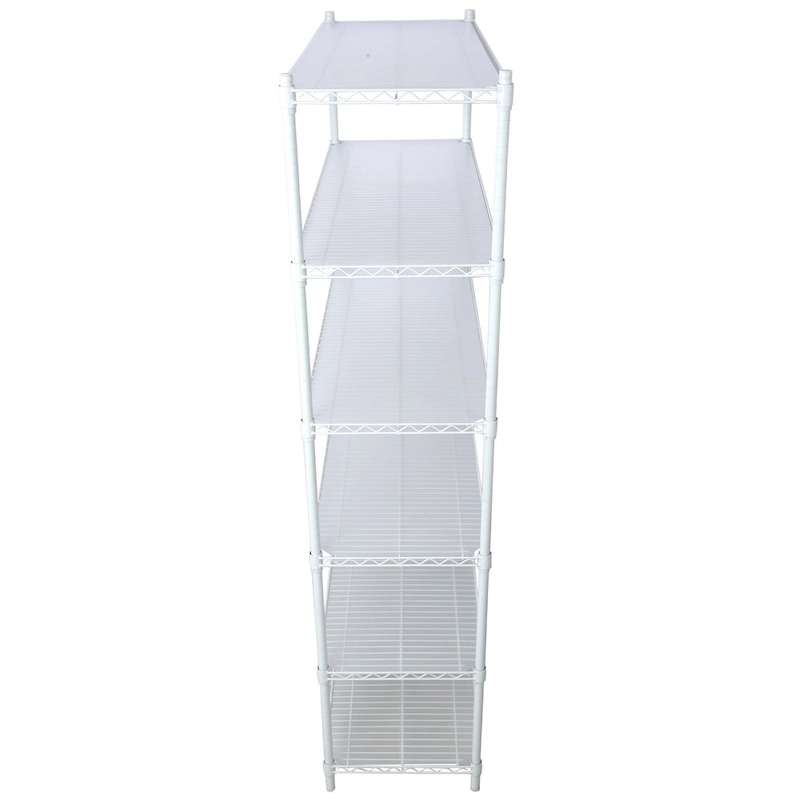 6-Tier Multifunctional Adjustable Shelf with Wheels, 6000LBS Capacity