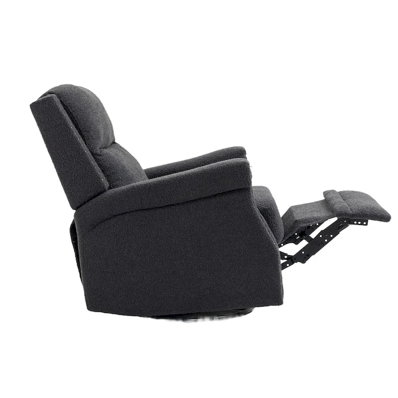 Swivel Manual Recliner Chair 360 Degree Leisure Arm Chair, Nursery Rocking Chairs