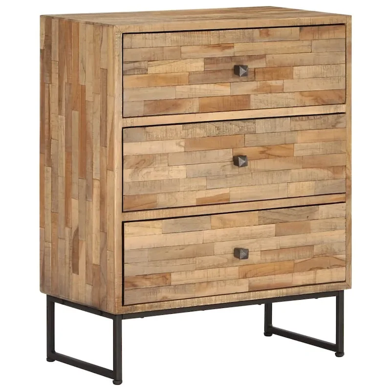 vidaXL Sideboard Reclaimed Teak Wood 23.6 x11.8 x29.5