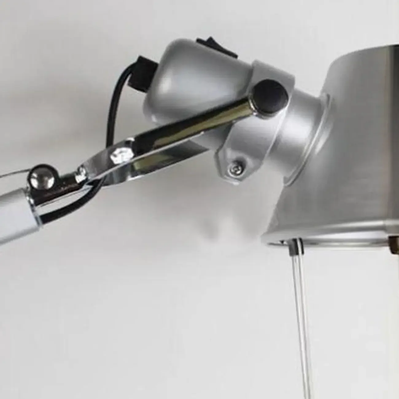 Industrial Aluminum Shade Swing Arm Wall Light