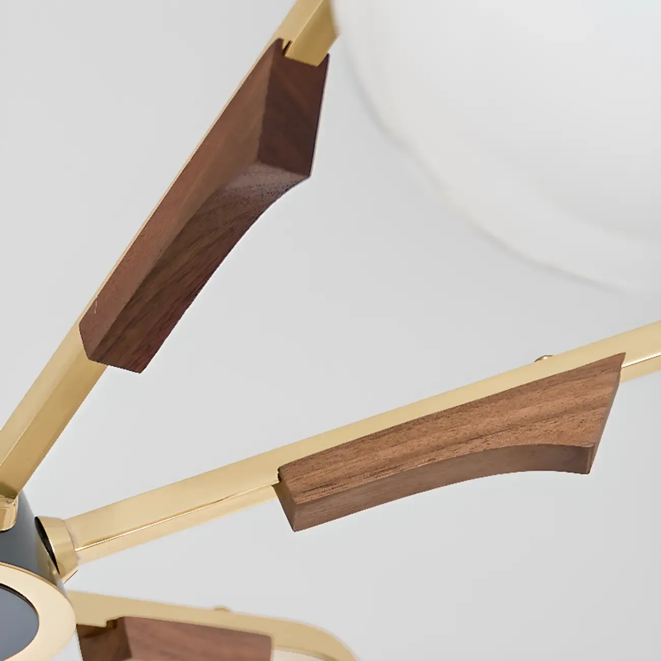 Modern White Glass Ball Chandelier with Adjustable Length