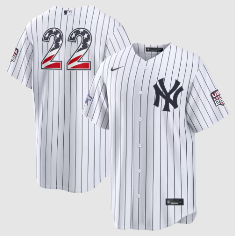 2026 All-Star Edition Stars & Stripes New York Yankees Ben Rice White Stadium Jersey