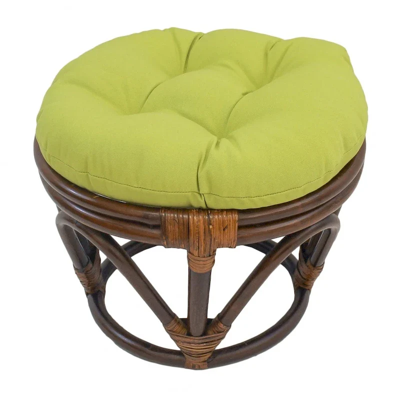 18-inch Footstool with Twill Cushion