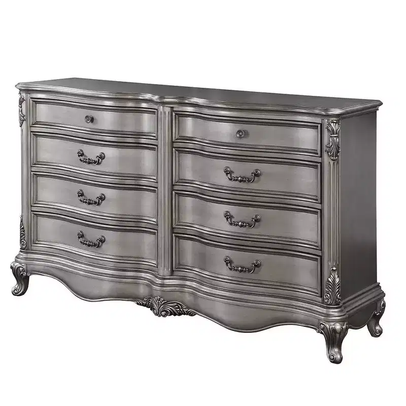 Acme Furniture Ariadne 8-Drawer Dresser Antique Platinum Finish