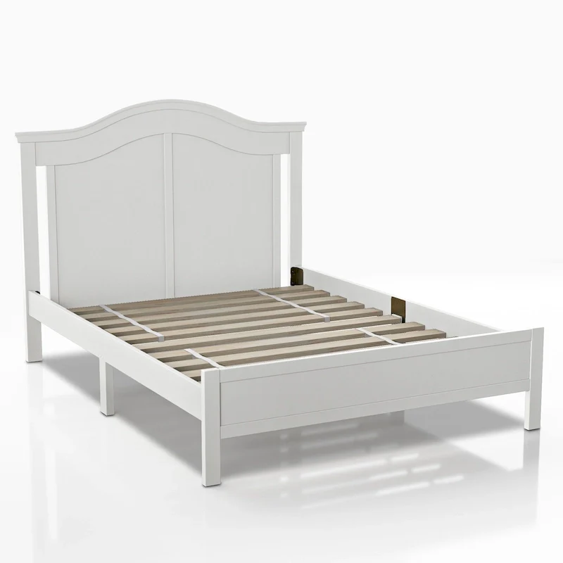 Camile Traditional Full-size Curved Platform Bed