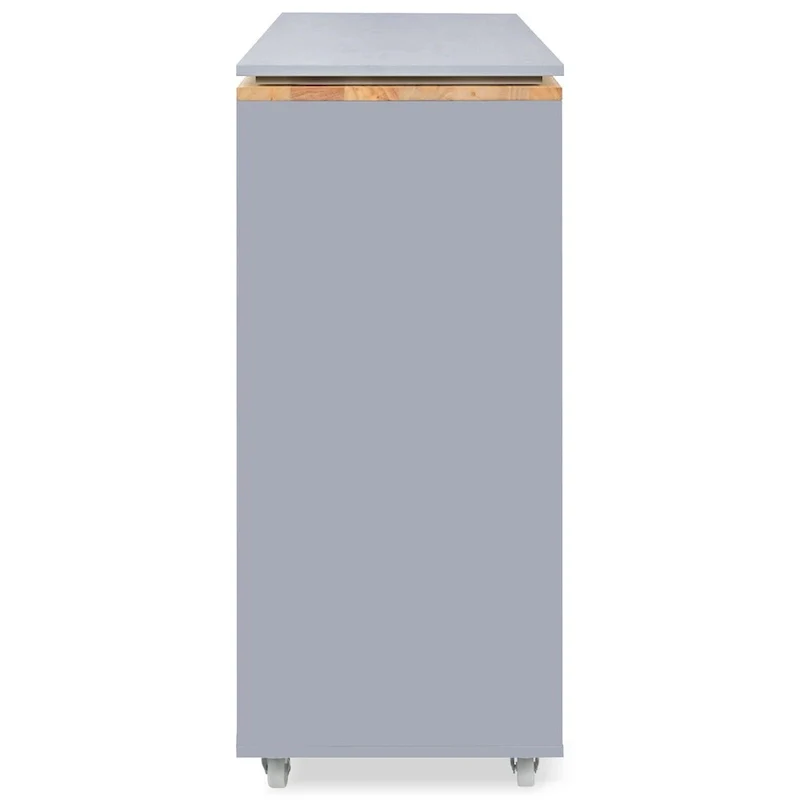 Rolling Kitchen Island With Extended Table,Kitchen Island on Wheels