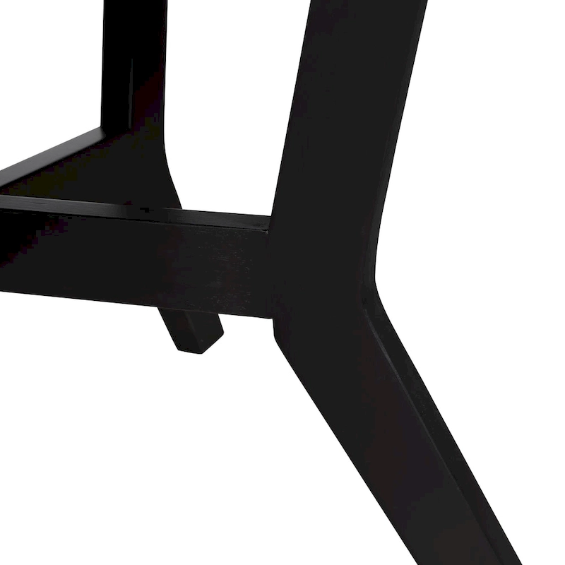 Farmhouse Wood Round Coffee Table with 4 Soild Wood Legs