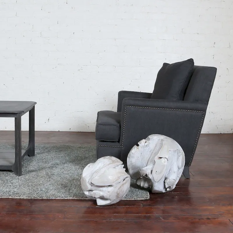 Uttermost Ermanno Teak Balls (Set of 2)