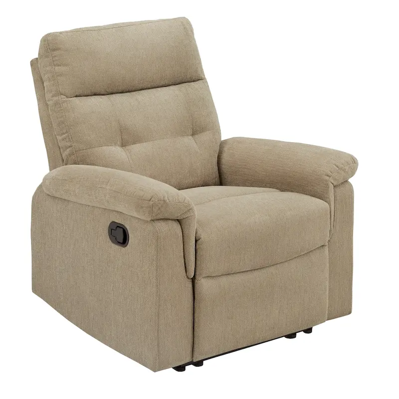 Chenille Fabric Manual Recliner