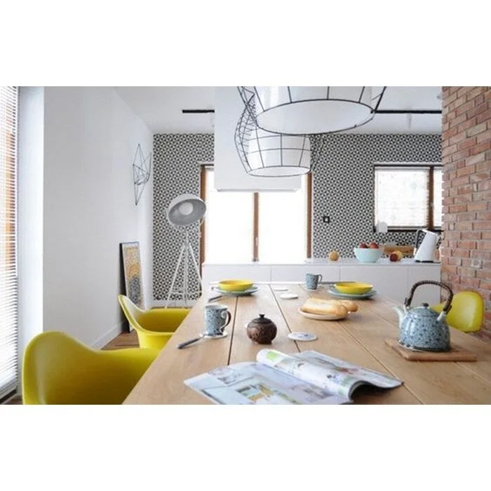 Molded Shell Eiffel Dining Arm Chair (Set of 2)