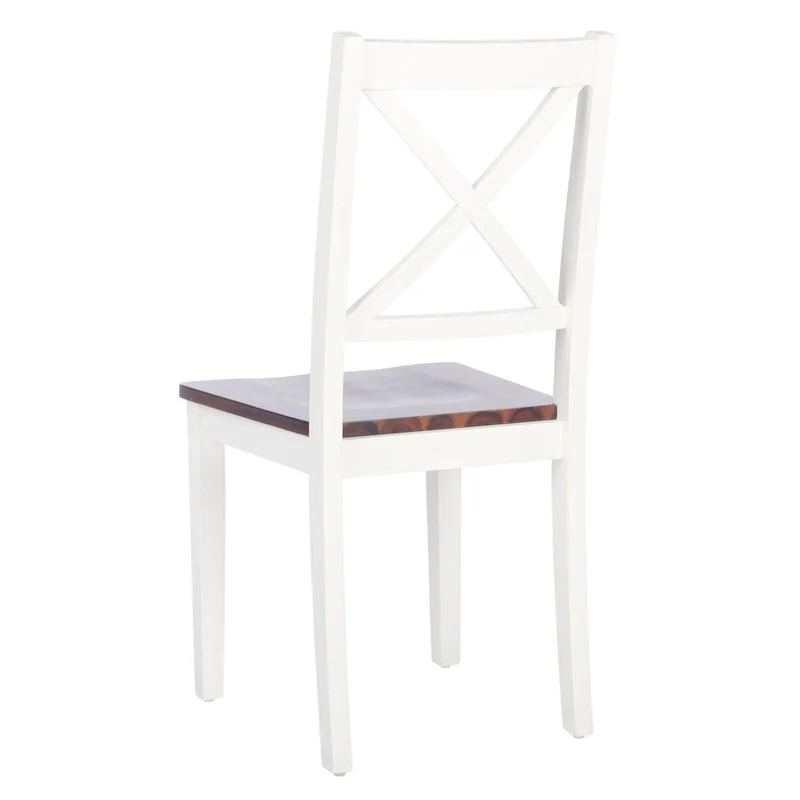 SAFAVIEH Lulla Farmhouse x-Back Dining Chair (Set of 2)