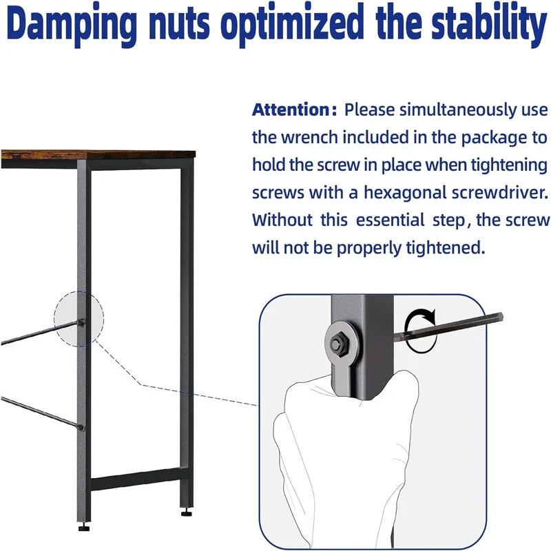 Home Office Desk with Power Outlet