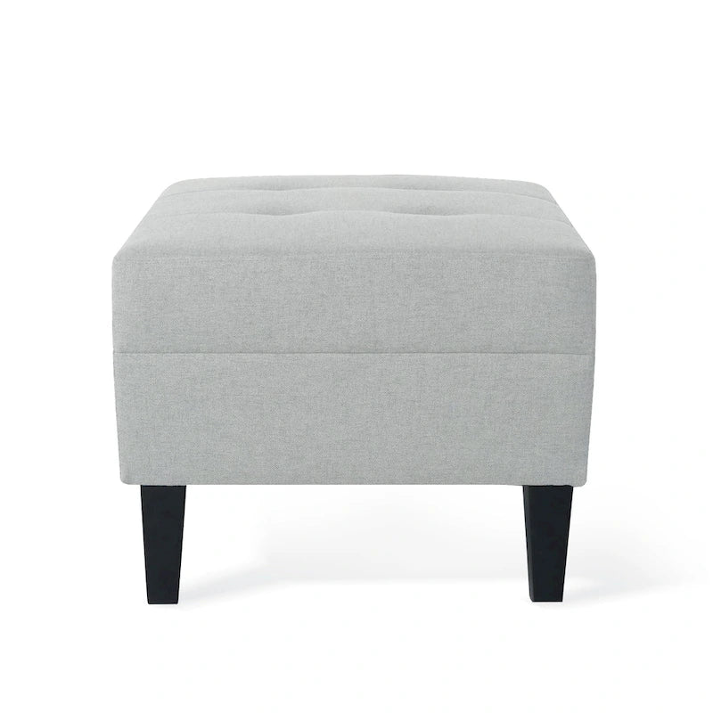 Tufted Fabric Ottoman