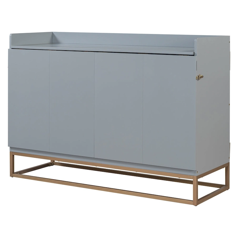 Queen Murphy Bed with Cabinet Design, Multi-Functional, 400lb Capacity