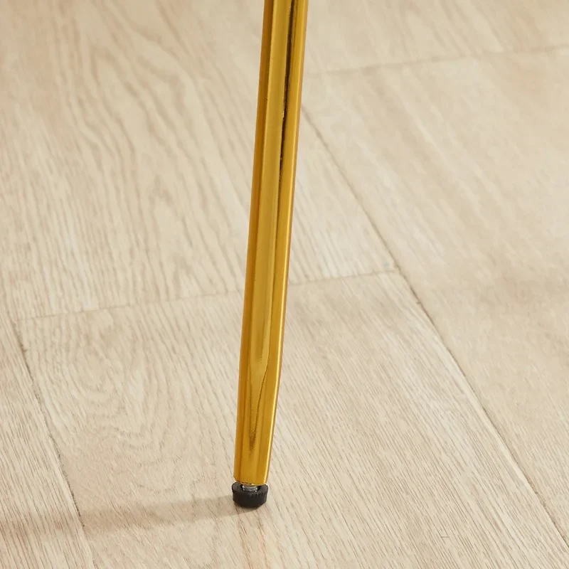 Modern Swivel Velvet Barstool