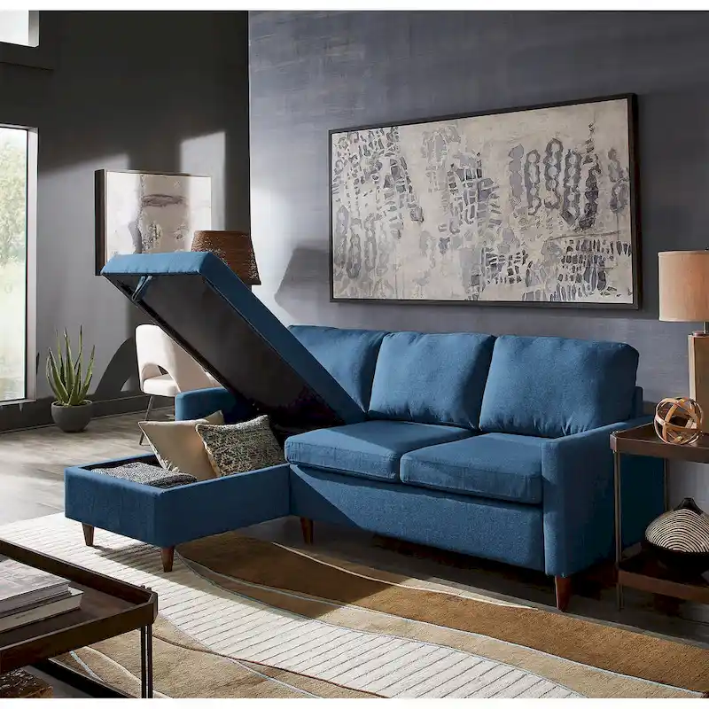 Parker L-shaped Sofa with Storage Chaise