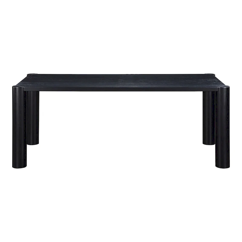Modern Solid White Oak Dining Table – Flexible Leg Design, Seats 8-10