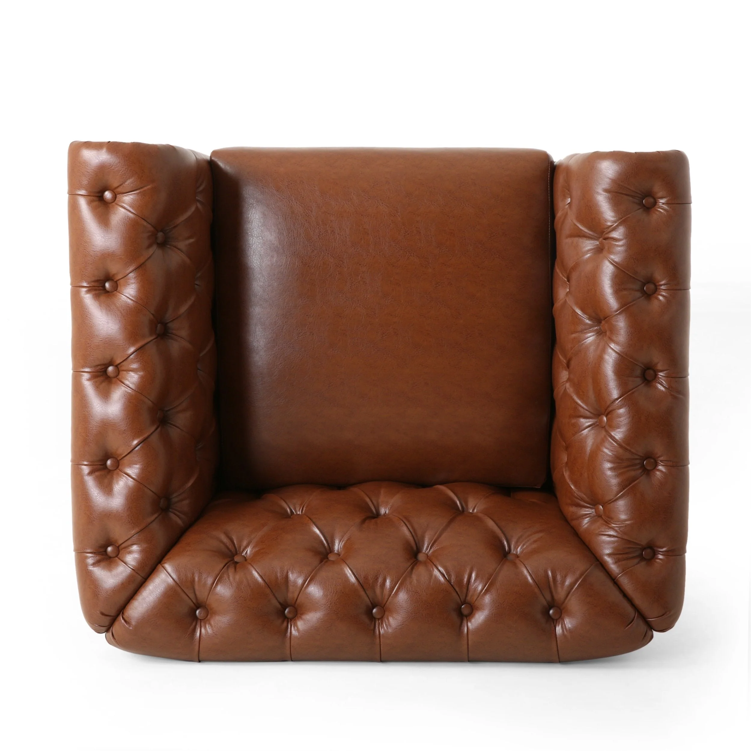 Tufted Club Chair with Nailhead Trim - NH883413