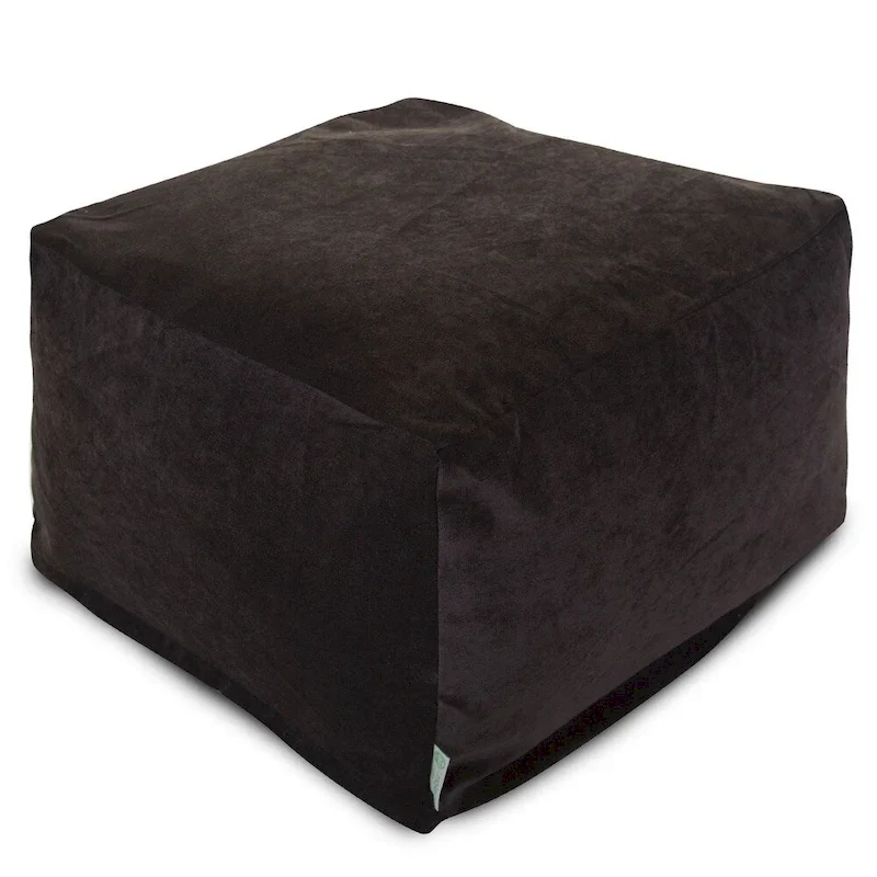 Velvet Pouf Ottoman – Round Footrest & Extra Seating