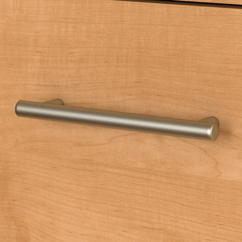 Somerset 60W Office Desk with Cabinet and 5 Shelf Bookcase