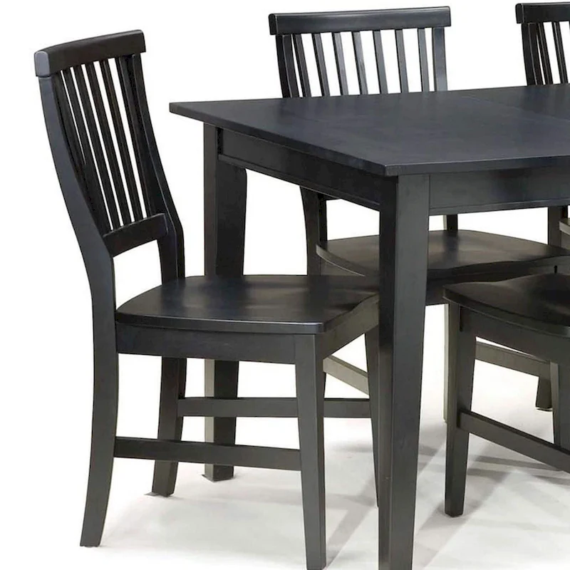 Arts & Crafts 7-piece Rectangular Dining Set with Extension Leaf by Homestyles