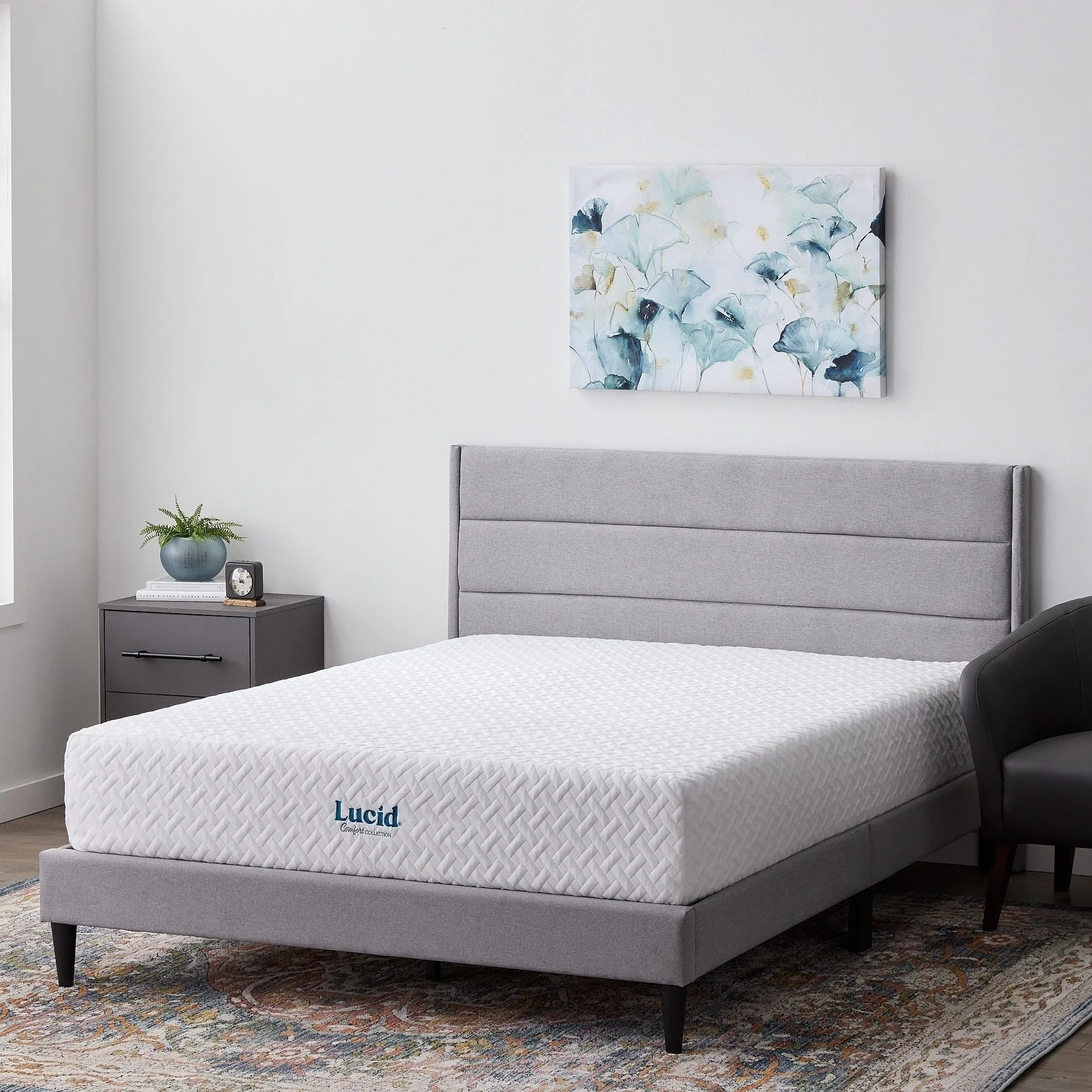 Lucid 12-inch Firm Gel Memory Foam Mattress