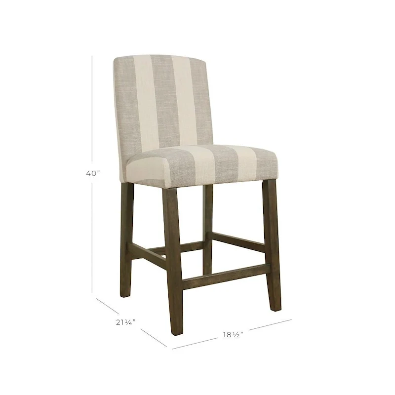 HomePop Curved Back 24 Counter Stool - 24 inches