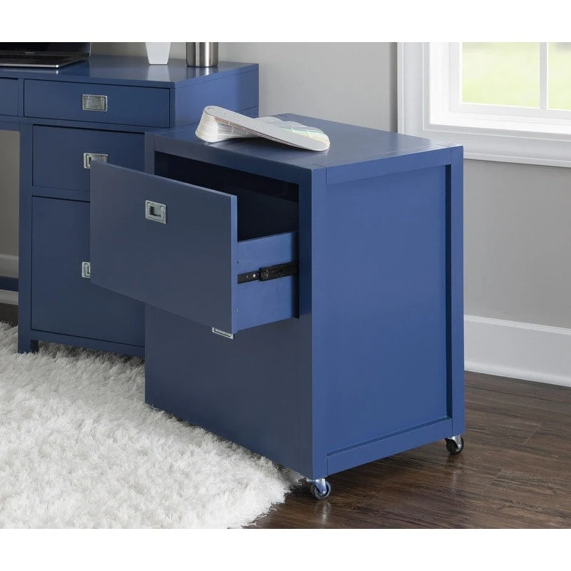 Linon Poppy Rolling File Cabinet