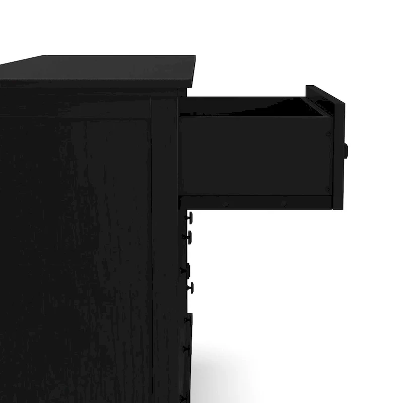 Oak Park Black Wood Dresser