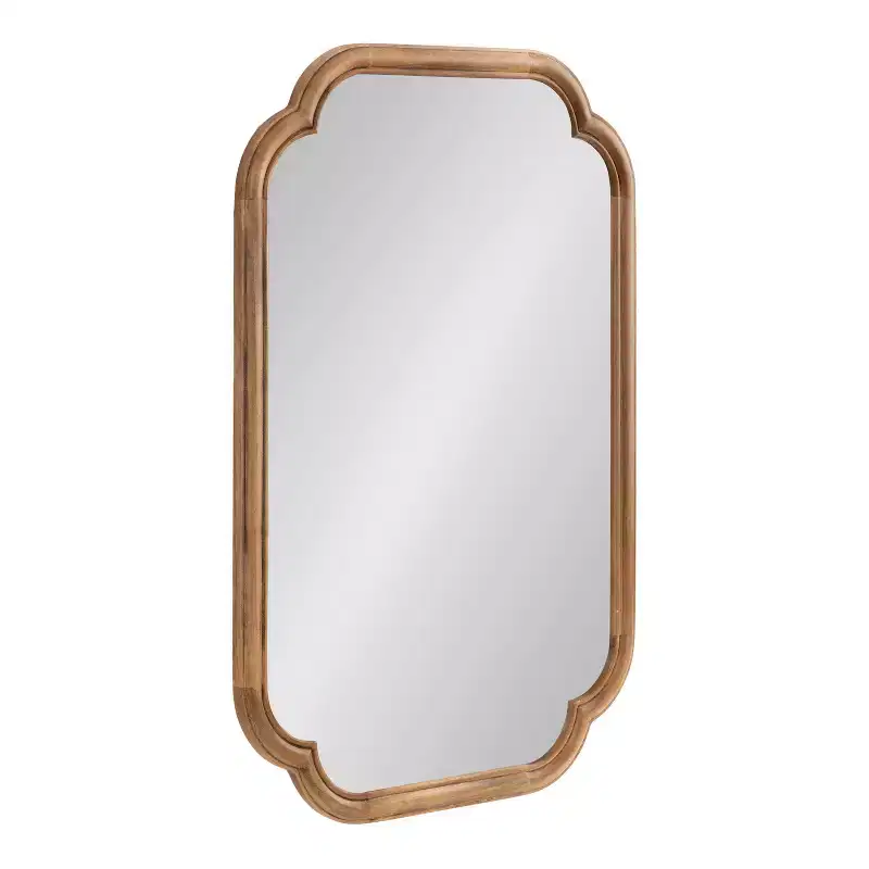 24x36 Glenby Scallop Wall Mirror - Kate & Laurel All Things Decor