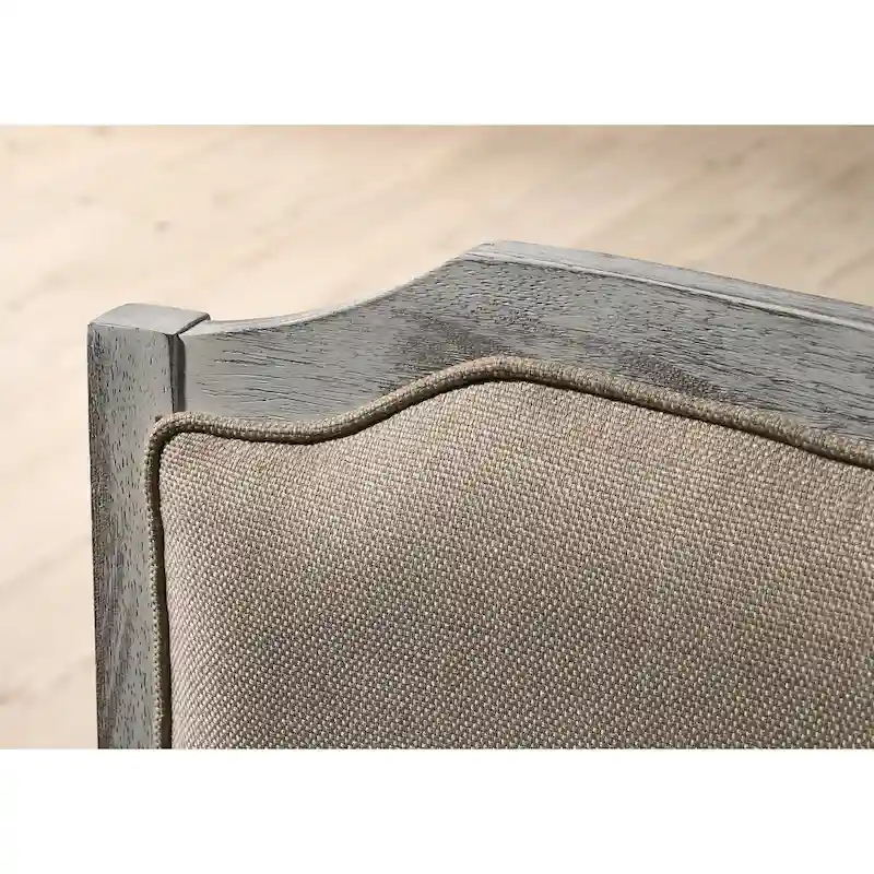 Roundhill Furniture Salines 7-Piece Dining Set, Rustic White and Oak