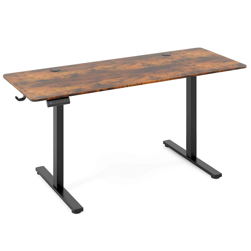 Costway 63 x 24 Inch Sit Stand Desk Height Adjustable Electric - See Details