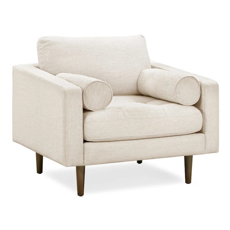 Poly & Bark Napa Fabric Lounge Chair