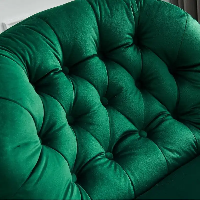 Swivel Leisure chair lounge chair velvet with ottoman